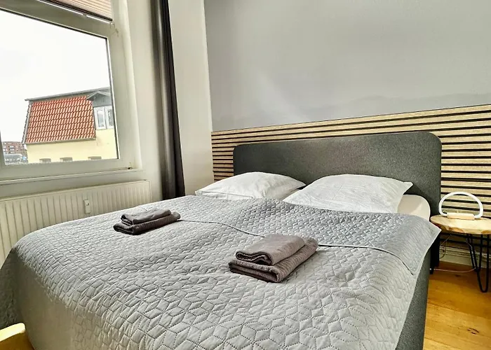 Geraeumiges City-apartment Mit 2 Badezimmer Und Parkplaetzen D46-og Daire *